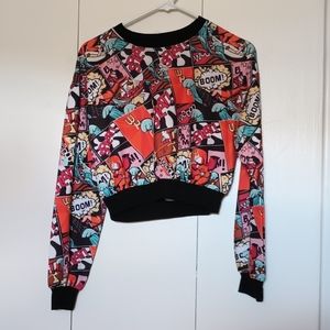 Shein Long Sleeve Crop Top